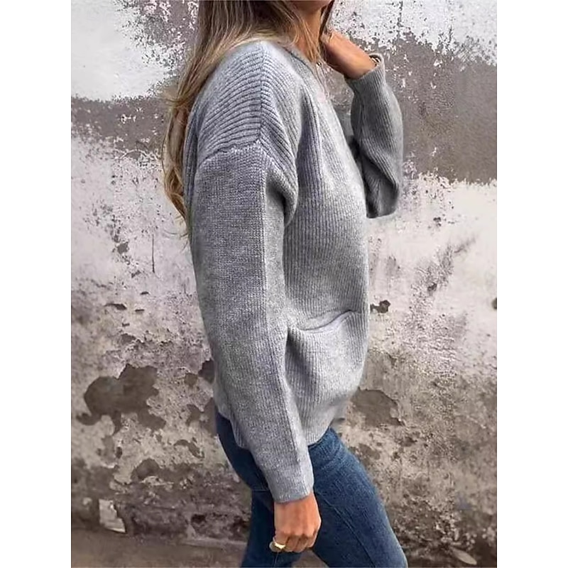 Women's Casual Jacket Comfortable Breathable Zipper Pocket Casual Plain Vacation Street Casual Daily Wear Zipper Regular Stand Collar Regular Fit Long Sleeve Outerwear Black Red Orange Spring Fall3