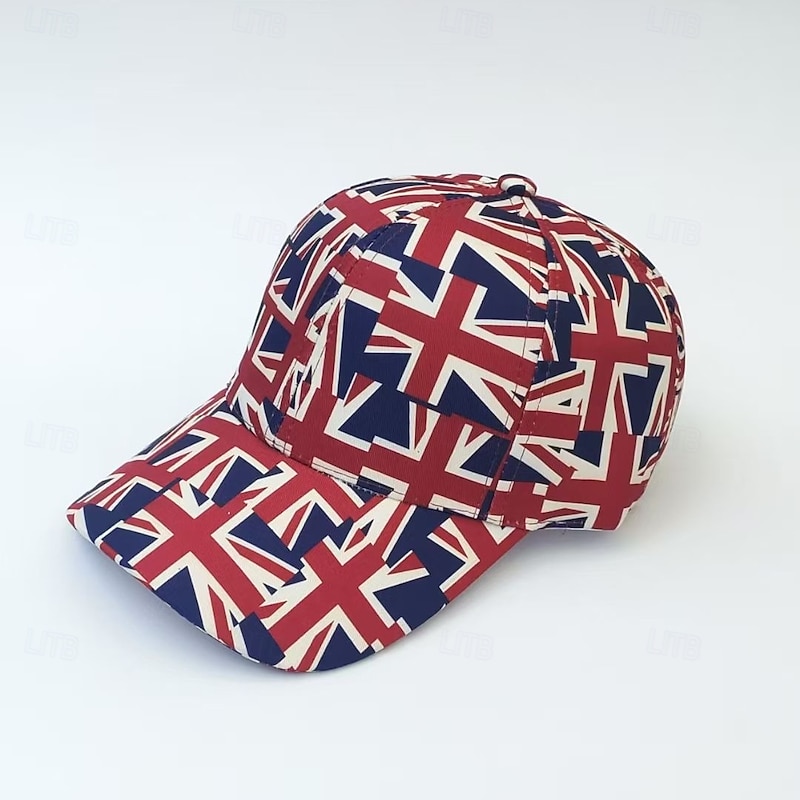 Men's Unisex Baseball Cap Sun Hat Trucker Hat White Red Polyester Adjustable Fashion Independence Day Festival Graphic American Flag Sunscreen Comfortable Casual / Daily