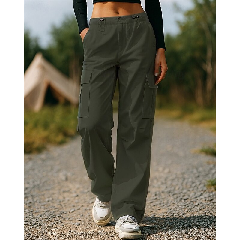 Women's Cargo Pants Hiking Pants Trousers Outdoor Regular Fit Quick Dry Lightweight Breathable Pants / Trousers White Green Camping / Hiking Golf Running S M L XL XXL4