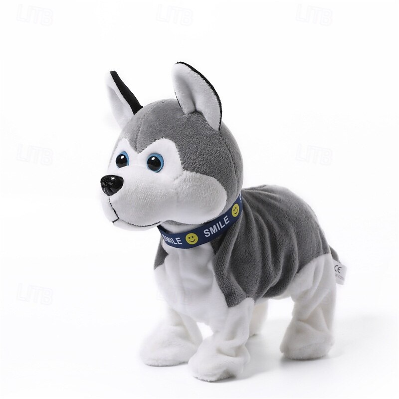 Interactive Electronic Plush Toy - Animated Sound Control Electronic Pet Robot Dog Toys Gifts for Boys & Girls Kids Birthday Christmas
