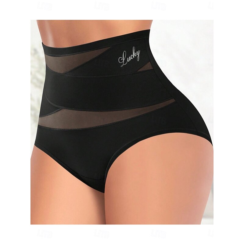 Women's Shapewear Shapewear High-Waisted Short High Waist Plain Elastic Waistband Soft Comfortable Stretchy Yoga carmine Azure Violet Black Summer Spring Slim Fit2