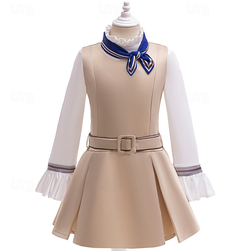 M3GAN 2.0 Doll Megan Dress Outfits Costume AI Fashion Futuristic Movie Cosplay for Girls' Kid's Halloween Carnival World Book Day Performance Party School Event Dress Up2