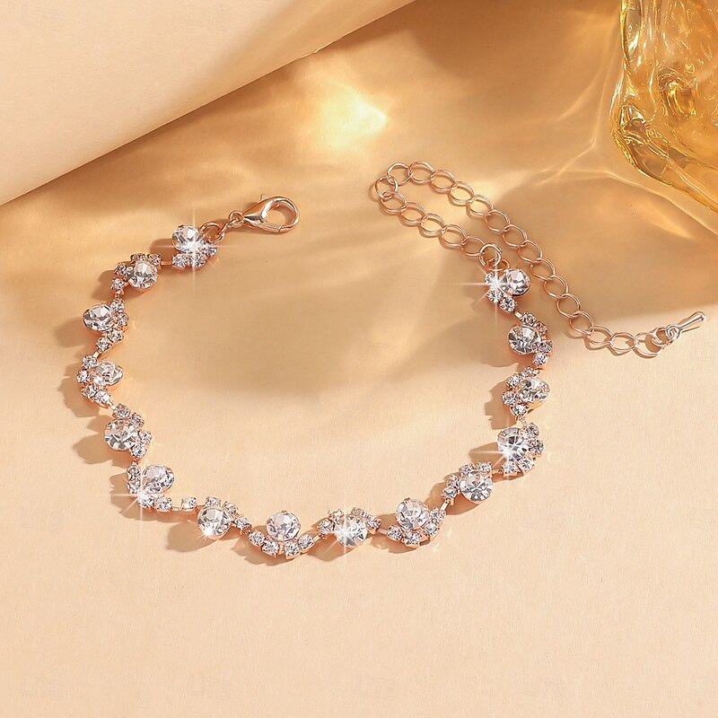 Women's Bracelet Tropical Precious Stylish Alloy Bracelet Jewelry Silver / Rose Gold / Golden For Party3