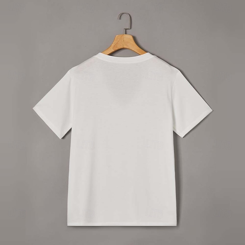 Men's T Shirt Tee Top Short Sleeves V Neck Summer Plain Designer Basic Modern Contemporary Classic Style Vacation Street Going out Black White Red Top Tee for Men4