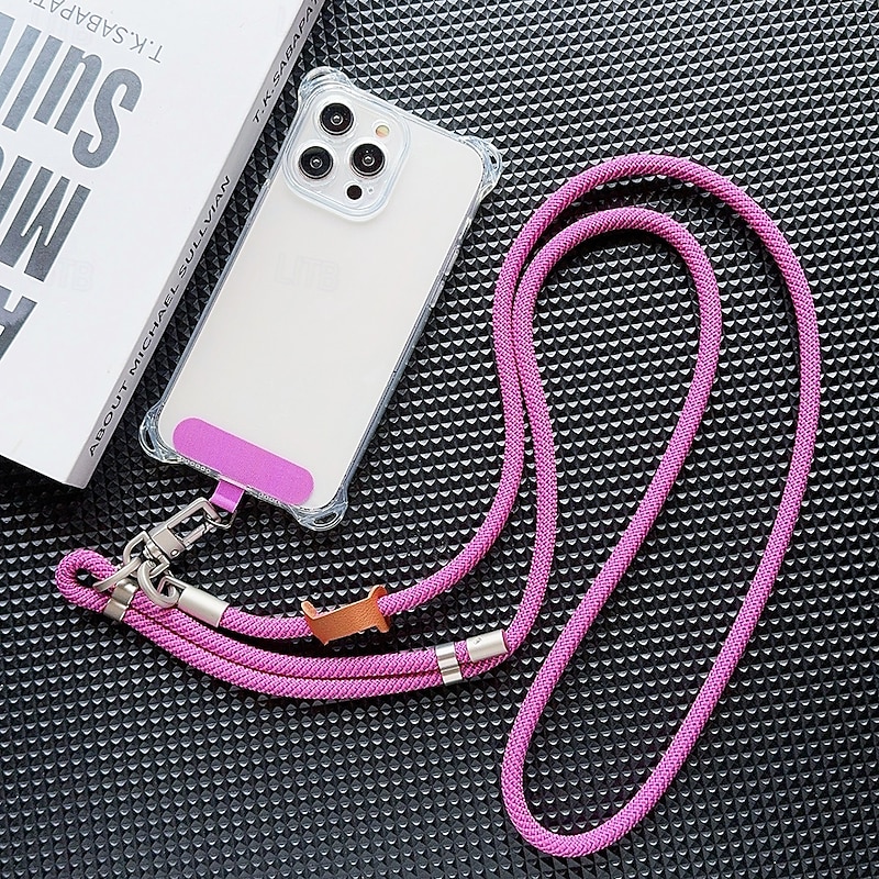 Phone Case For Apple AirTag Xiaomi Samsung Galaxy Universal with Lanyard with Wrist Strap Polyester