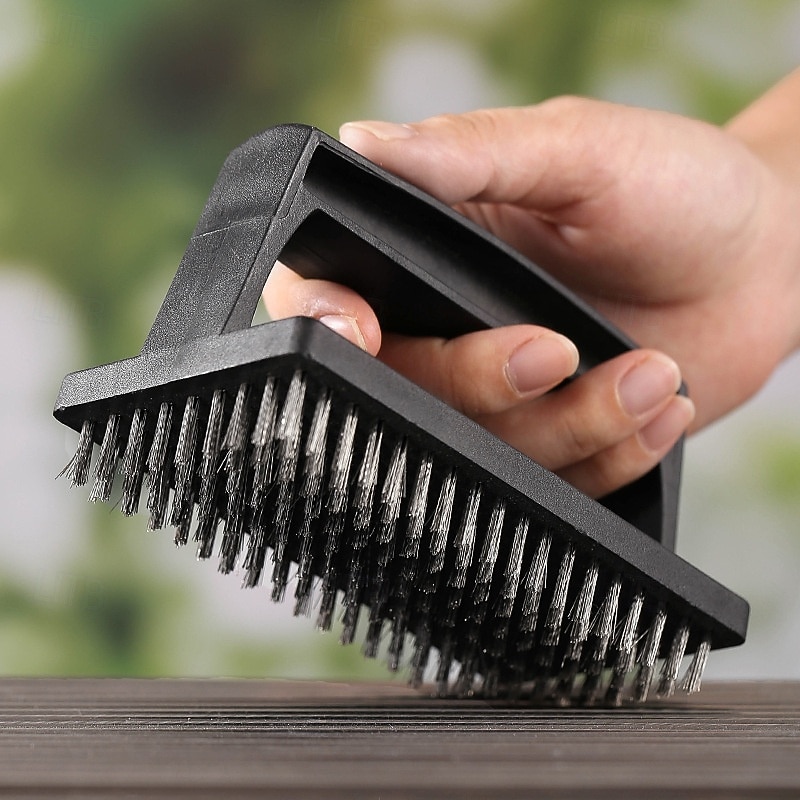 BBQ Barbecue Grill Mesh Cleaning Brush, Powerful Stain-Removing Brush, Reusable2