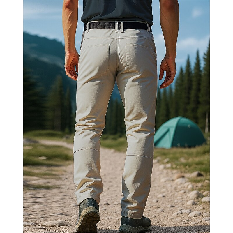 Men's Hiking Pants Trousers tracksuit bottoms Patchwork Summer Outdoor Regular Fit Waterproof Windproof Quick Dry Lightweight Pants / Trousers Elastic Waist Army Green Khaki Camping / Hiking Golf3