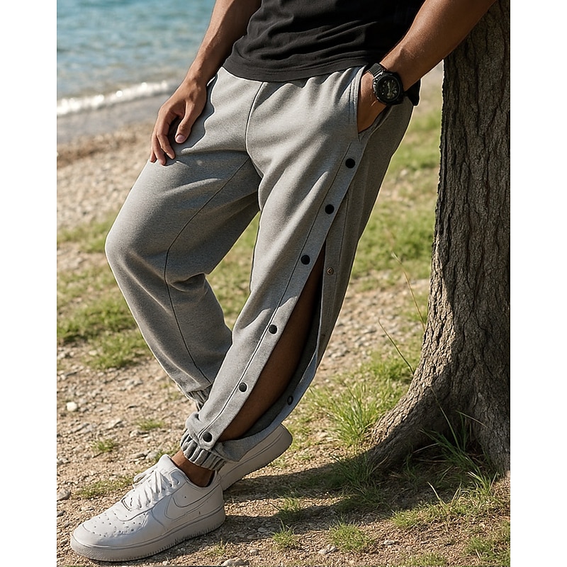 Men's Joggers Sweatpants Running Pants Elastic Waistband Pants / Trousers Sports & Outdoor Casual Cotton Breathable Quick Dry Lightweight Tennis Running Jogging Regular Fit Sportswear Activewear4