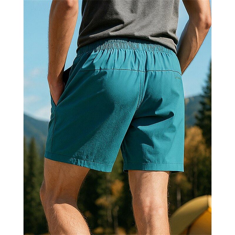 Men's Running Shorts sport shorts Outdoor Regular Fit Waterproof Windproof Quick Dry Lightweight Shorts Elastic Waist White Army Green Fishing Golf Running S M L XL XXL2