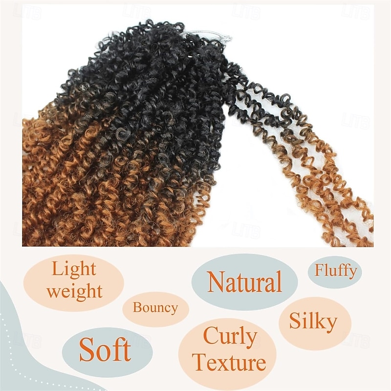 Crochet Hair 12 Inch 9 Packs Pre Looped Mini Twist Yankee Twist Micro Yaki Twist Synthetic Curly Crochet Hair Extensions For Black Women3