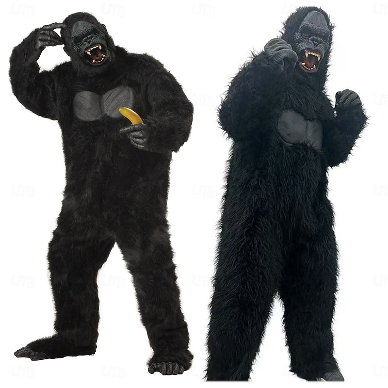 King Kong Halloween Cosplay Costume Masquerade Outfits Cosplay Adults' Men's Carnival Masquerade Mardi Gras Party / Evening Easy Halloween Costumes Dress Up