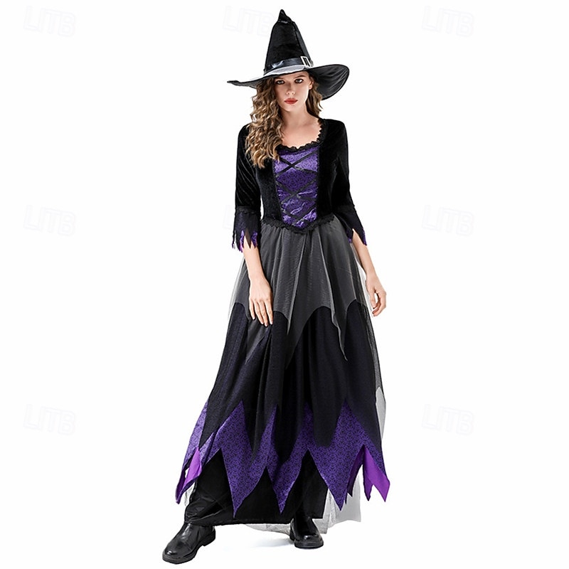 Witch Halloween Masquerade Halloween Adults' Women's Halloween Carnival Carnival Halloween Easy Halloween Costumes Dress Up