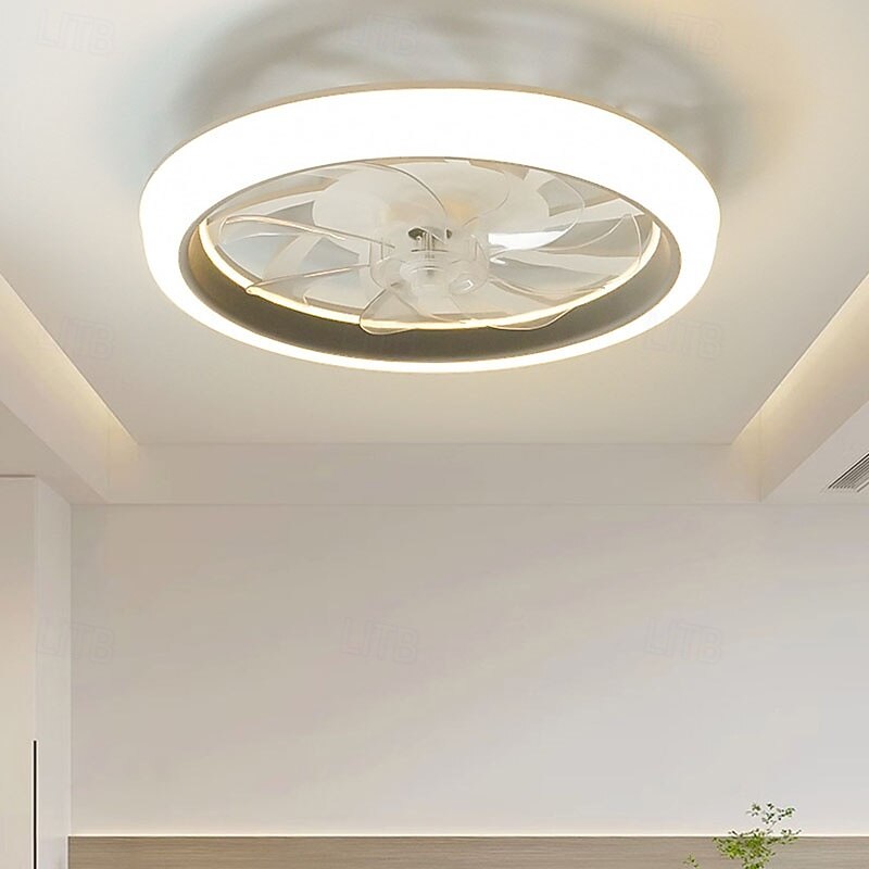 Led Ultra-Thin Ceiling Lamps Fan With Light Modern Living Room Lights Bedroom Lamp With Remote Control3