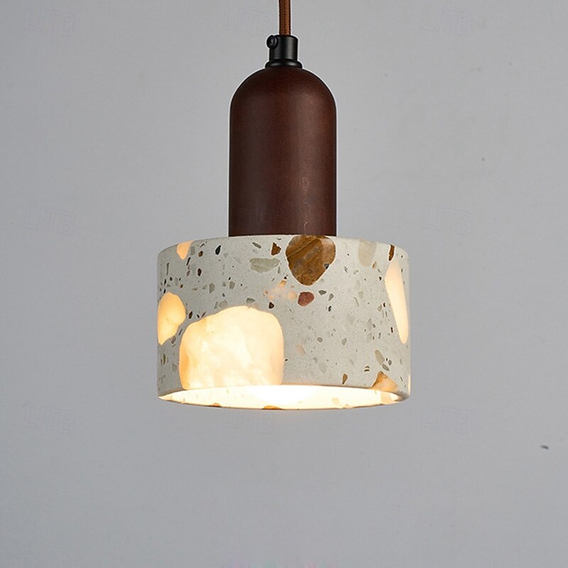 Popular Wabi Sabi Travertine Droplight Over Dining Desk Kitchen Island Yellow Marble Restaurant Decor Pendant Light4