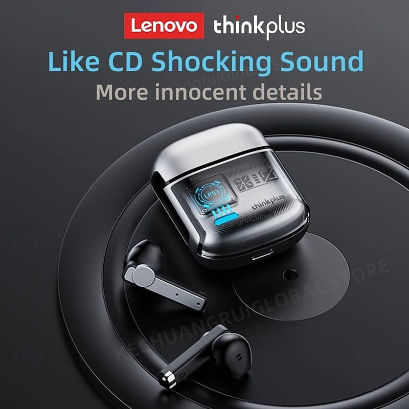 Lenovo LP53 Wireless Bluetooth 5.4 Earphones Mechanical Design Gamer Headset TWS Noise Reduction Sports Earbuds Long Standby New3