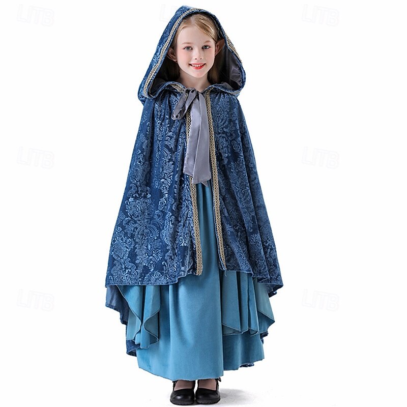Halloween Masquerade Halloween Kid's Girls' Halloween Carnival Children's Day Carnival Performance Halloween Easy Halloween Costumes Dress Up4