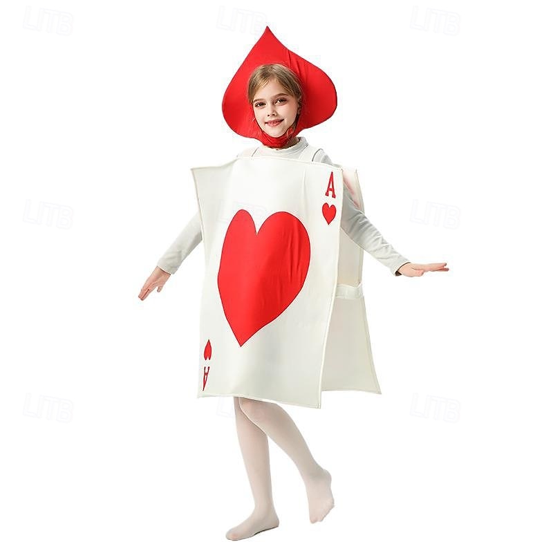 Alice in Wonderland Fairy Tale Playing Card Soldiers Dress Group Costume Storybook Characters Movie Cosplay for Men's Women's Boys Kid's Adults' Halloween Carnival World Book Day Performance4