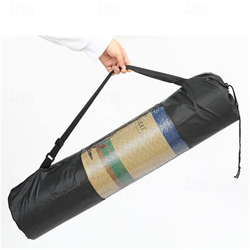 Yoga Mat Bag Gym / Pilates / Running Light Nylon Drawstring / Adjustable Straps2