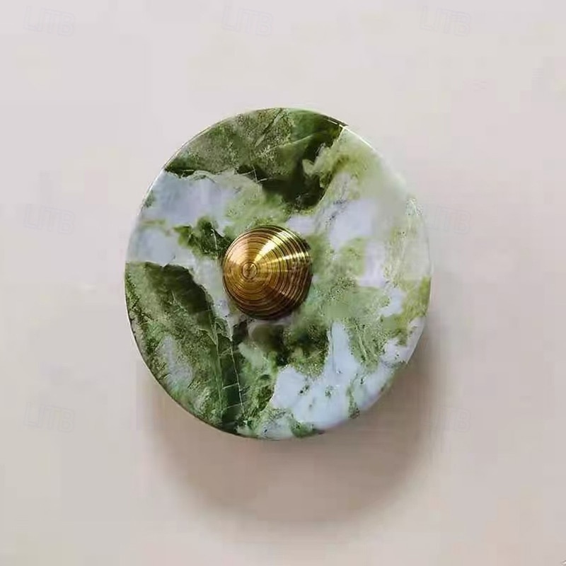 LED Marble Wall Sconce Lamp Indoor 1 Light Minimalist Wall Mount Light Home Decor Lighting Fixture Indoor Wall Wash Lights for Living Room Bedroom 110-240V