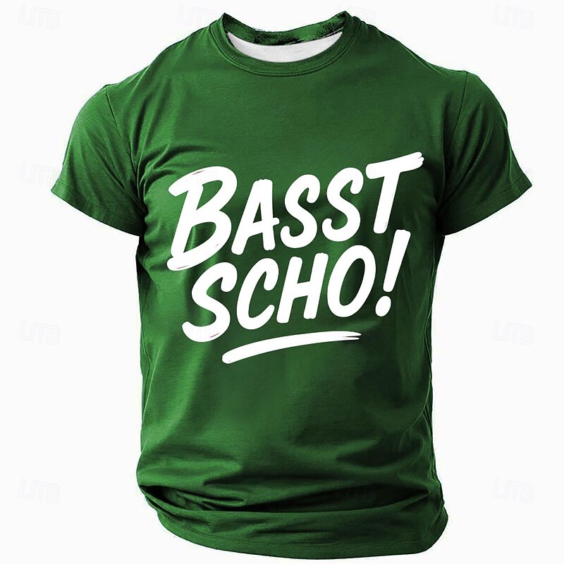 Men's Rude German T Shirt Short Sleeve T shirt Graphic Print Crew Neck Shirt Fashion Daily Street Casual Daily Black Red Blue Summer Spring All Seasons Clothing Apparel S M L XL XXL XXXL3