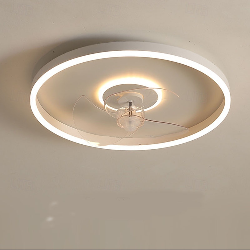 Modern Minimalist Ceiling Fan Light, Nordic Cloud Style for Bedroom/Dining/Children's Room4