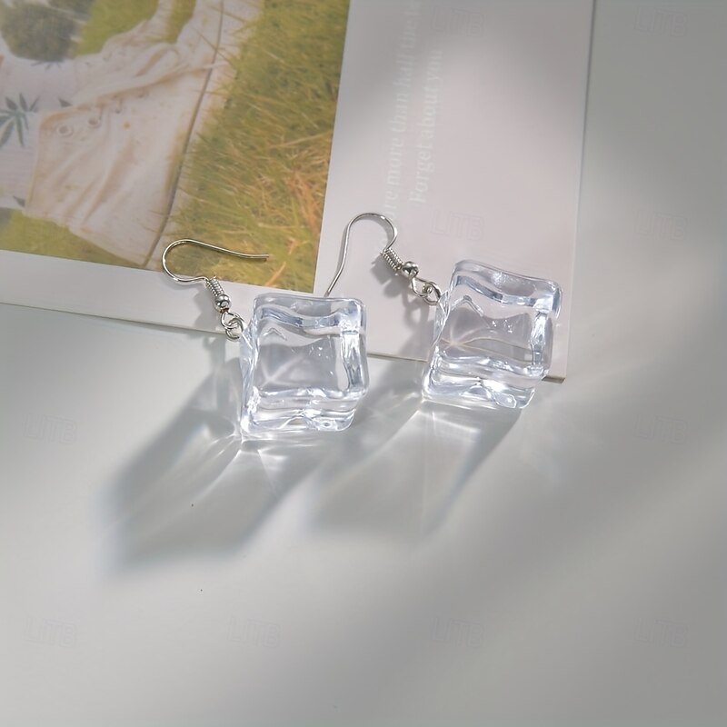 Women's Drop Earrings Tropical Joy Stylish Earrings Jewelry White For Party4