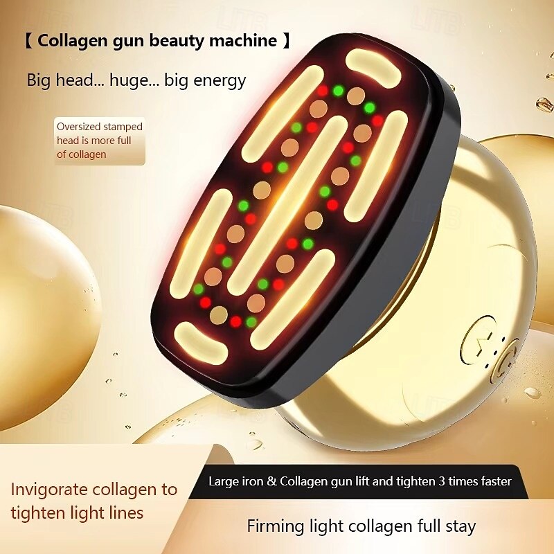 3 Colors Light Therapy Microcurrent Face Lifting Machine Skin Tightening Rejuvenation Spa Device3