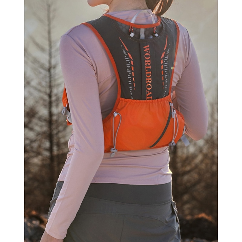 Running Vest Water Pack Hydration Vest Sun Sleeves Reflective Waterproof Quick Dry Polyester for Marathon Hiking Jogging2