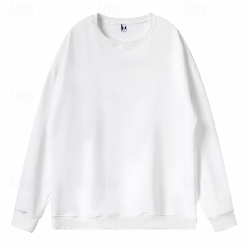 Women's Blouse Plain Modern Casual Long Sleeve Crew Neck Regular Tops Daily Holiday Going out Black White Yellow Navy Blue Purple Fall3