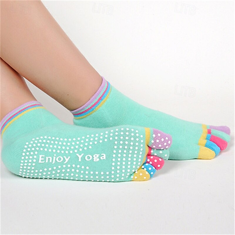 Women anti-friction Sweat-absorbent Non-Slip Floor Socks For Pilates Dance3