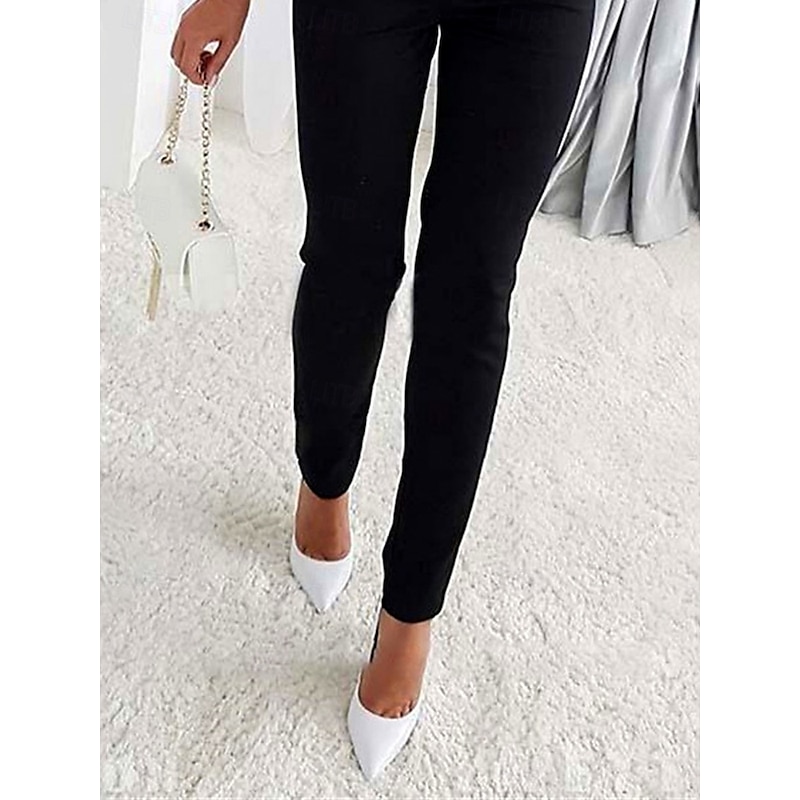 Women's Normal Jumpsuit Active Solid Color Long Sleeve V Neck Mesh Patchwork Vacation Street Regular Fit Black Summer2