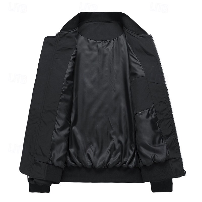 Men's Windbreaker Hiking Jacket rain coat Outdoor Waterproof Windproof Hiking Outfits Hiking Clothes Spring Autumn / Fall Top Camping / Hiking / Caving Running Black4