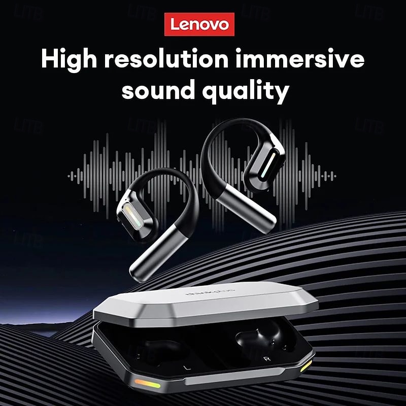 Original Lenovo LP73 TWS Bluetooth V5.4 Earphones Punchy Bass Surround Sound Headphones IPX7 Waterproof Sport Ear-hook Earbuds2