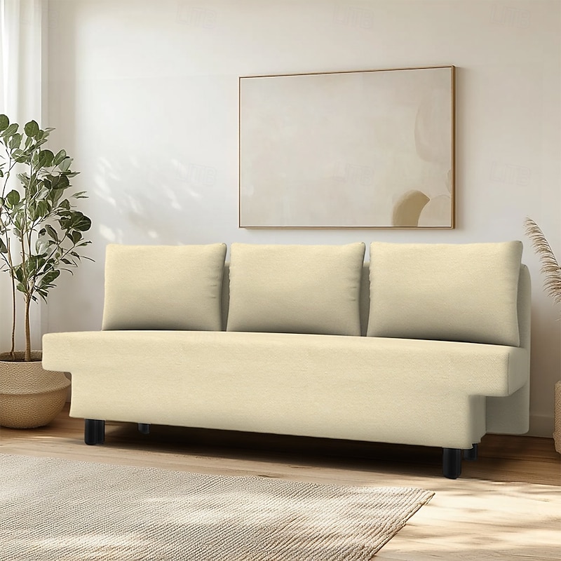 100% Cotton Sofa Cover Suitable For ÄLVDALEN Sofa Quilted Slipcovers