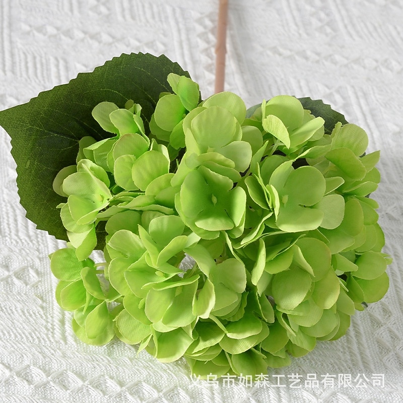 3pcs Embroidered Leaf Simulation Ball Flowers, Artificial Silk Flowers for Wedding Decor, Photography Props, Home Decoration Fake Flowers3
