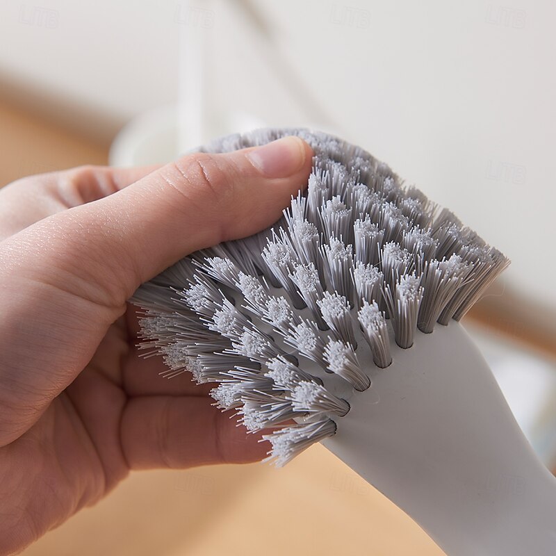 2pcs 360-Degree Shoes Cleaning Brush,Long-Handled Shoes Brush, Soft-Bristled Brush4