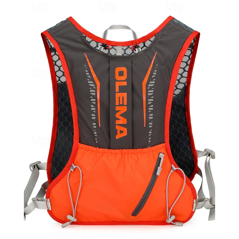 Running Vest Water Pack Hydration Vest Sun Sleeves Reflective Waterproof Quick Dry Polyester for Marathon Hiking Jogging