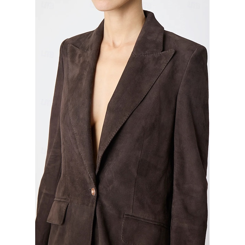 Women's 2 Pieces Suits Formal Wedding Guest Satin Stretch Satin Elegant Vintage Luxurious Long Sleeve Floor Length Peak Lapel Single Breasted2