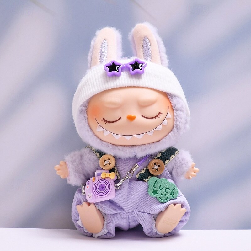 Dolls Clothes Set for 15cm/17cm Dolls Accessories 3 Piece Set Outfits for Doll Handcrafted Stylish Doll Clothes for Doll (NO Doll)3