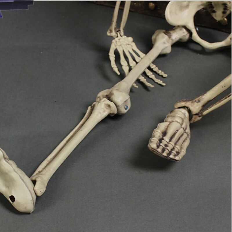 Halloween Bar Ghost House Escape Room Simulation Plastic Skull Skeleton Prop Ornament4