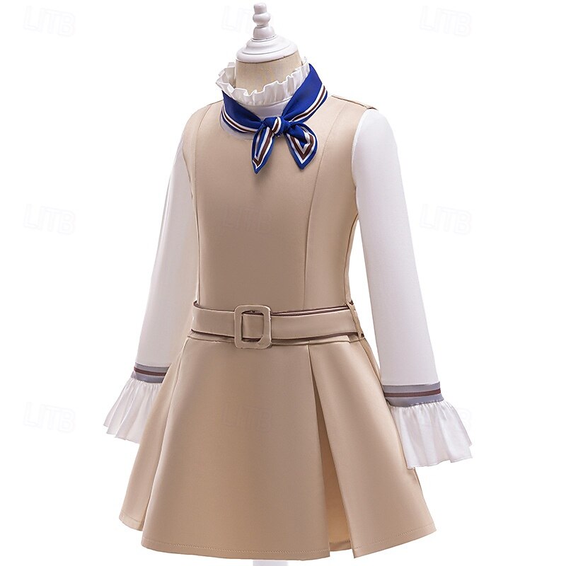 M3GAN 2.0 Doll Megan Dress Outfits Costume AI Fashion Futuristic Movie Cosplay for Girls' Kid's Halloween Carnival World Book Day Performance Party School Event Dress Up4