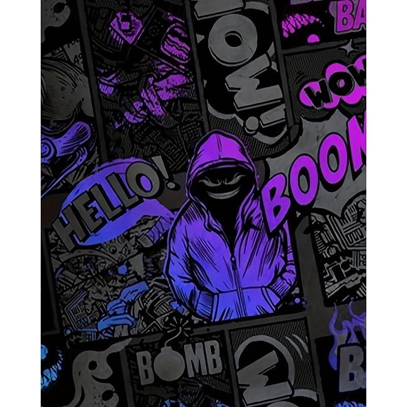 Boys' 3D Graphic Ghost Letter Hoodie & Sweatpants Set Sports Suit Tracksuits Long Sleeve Spring Fall Daily Basic Casual Kids 4-12 Years Hooded Outdoor Vacation Sports Tailored Fit3