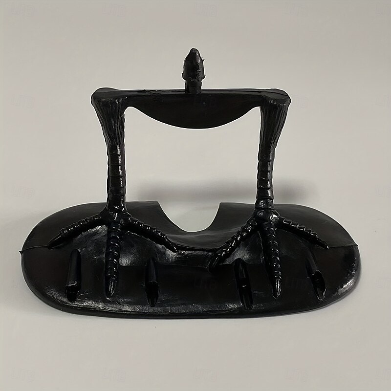 Halloween Crow Decoration, Realistic Plastic Crow with Stakes, Spooky Outdoor Yard and Garden Decor for Halloween4