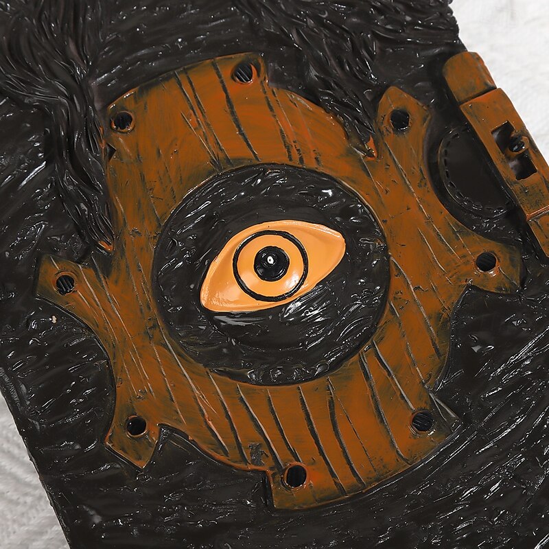Halloween Demon Eye Book Resin Decoration, Spooky Evil Book Prop for Haunted House, Creepy Home Decor Ornament for Shelf, Table or Party Atmosphere3