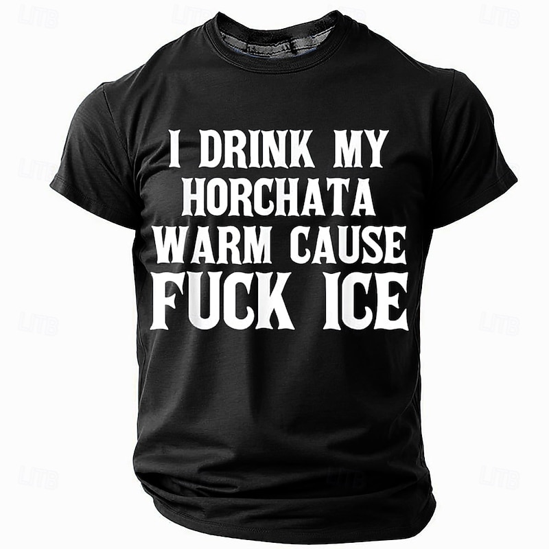 Men's Funny Slang Rude T Shirt Short Sleeve T shirt 3D Print Crew Neck Shirt Fashion Daily Street Casual Daily Black Red Blue Summer Spring All Seasons Clothing Apparel S M L XL XXL XXXL4