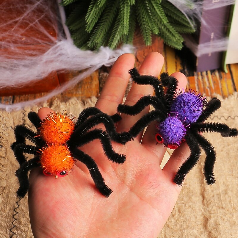 Halloween Spider Hair Clip, Funny Spider Hairpin Accessory for Kids and Adults, Spooky Party Decoration, Costume Prop & Halloween Prank4