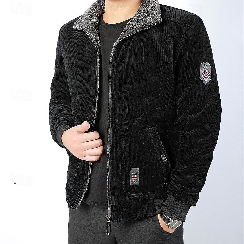 Men's Outdoor Jacket Hiking Jacket Hiking Fleece Jacket Winter Outdoor Thermal Warm Windproof Outerwear Top Black Yellow Green2