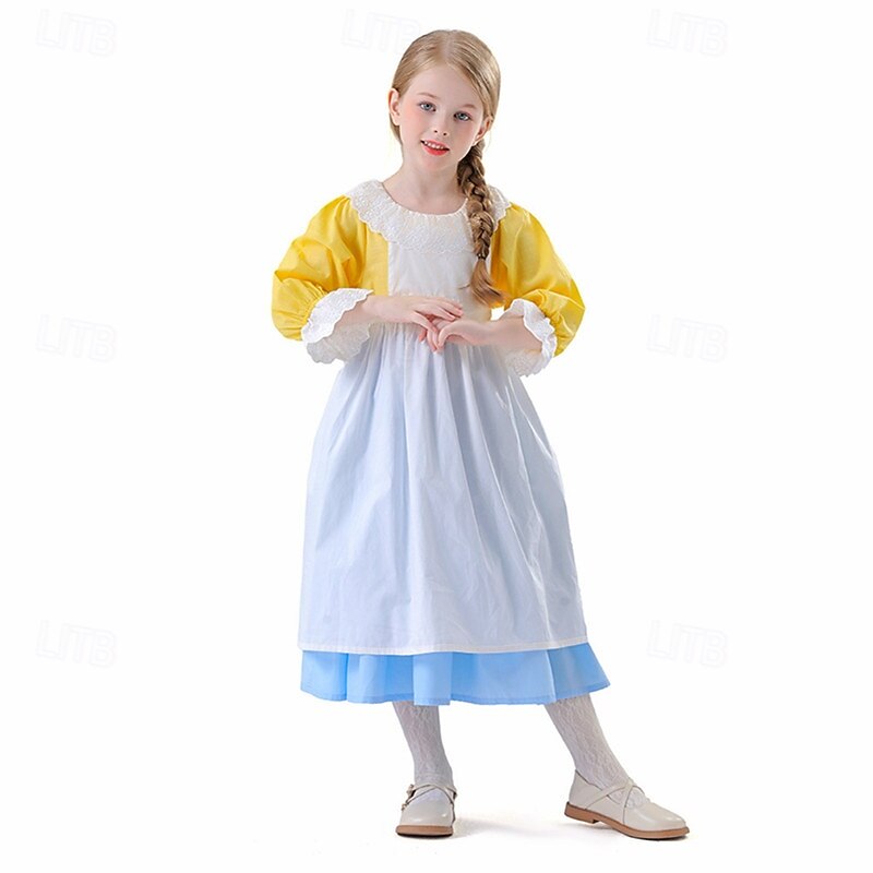 Peanut Halloween Cosplay Costume Masquerade Halloween Kid's Girls' Halloween Children's Day Carnival Halloween Easy Halloween Costumes Dress Up2