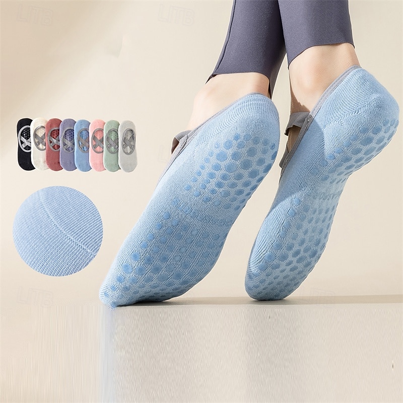 Women Non-slip Dispensing anti-odorant anti-friction Sweat-absorbent Floor Socks For Pilates Dance