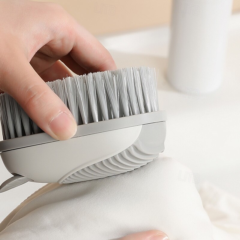 2pcs Laundry Brushes, Shoe Upper Brush, Multi-Functional Cleaning Brush, With Hanging Feature4